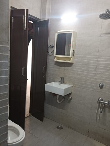 Bathroom in 3 BHK Builder Floor at Chittaranjan Park – for Rent