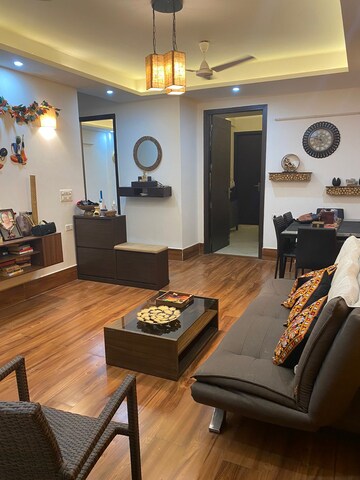 Living Room in 3 BHK Builder Floor at Saket – for Rent