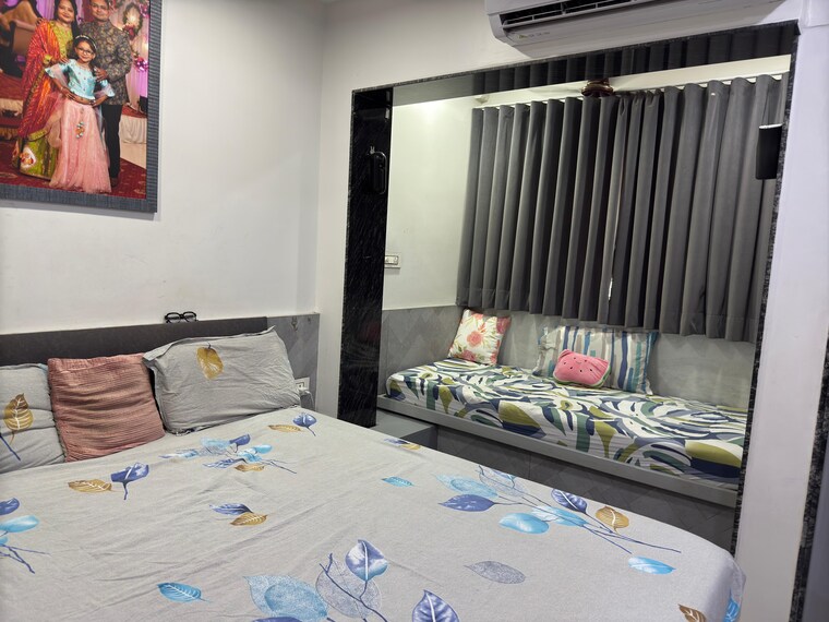 Bedroom, ghatlodia 3 Bedroom 1350 Sq.Ft. Apartment In Ghatlodia Ahmedabad 6498606