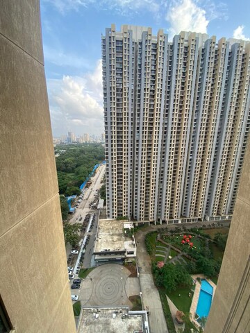 Balcony in 1 BHK Apartment at Raymond Ten X Vibes, J K Gram – for Rent