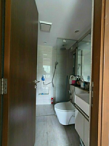 Bathroom in 2 BHK Apartment at Hiranandani Castle Rock, Powai – for Rent