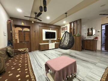 Living Room in 3 BHK Apartment at Ghatlodia – for Sale