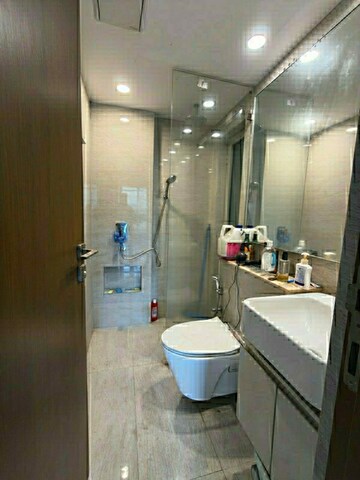 Bathroom in 2 BHK Apartment at Hiranandani Castle Rock, Powai – for Rent