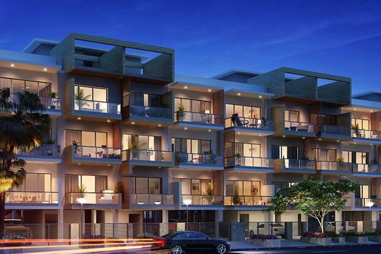 Exterior View, adani-samsara-vilasa 4 Bedroom 2800 Sq.Ft. Builder Floor In Sector 63 Gurgaon 9178184