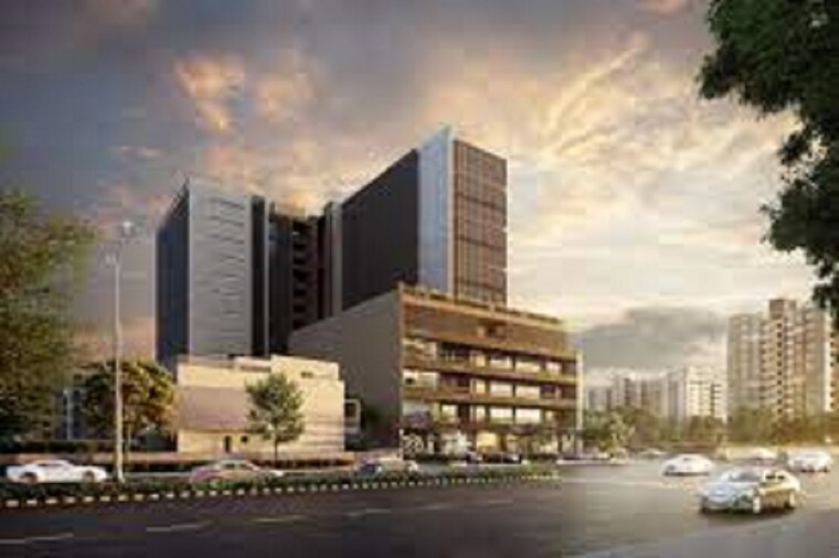 Exterior View, binori-b-square-3 Commercial Office Space 1500 Sq.Ft. In Bodakdev Ahmedabad 9178170