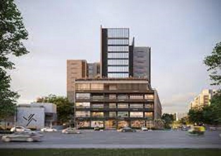 Exterior View, binori-b-square-3 Commercial Office Space 1500 Sq.Ft. In Bodakdev Ahmedabad 9178170