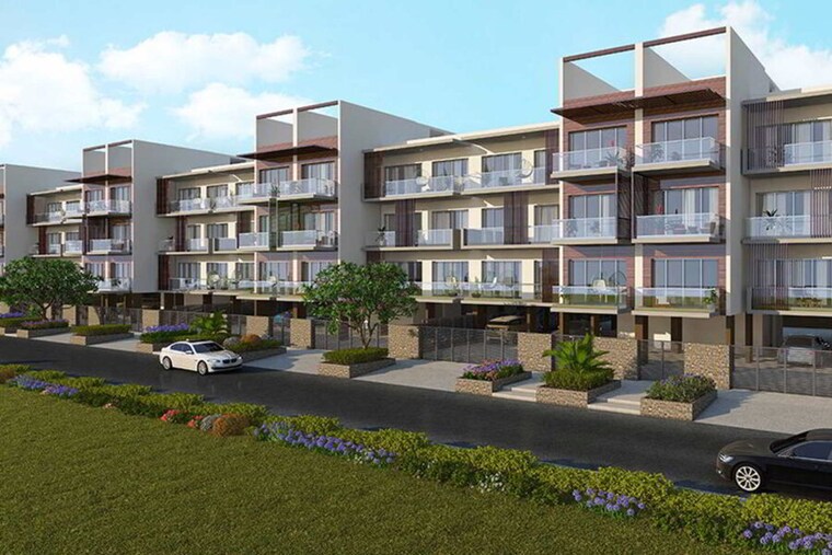 Exterior View, adani-samsara-vilasa 4 Bedroom 2800 Sq.Ft. Builder Floor In Sector 63 Gurgaon 9178184