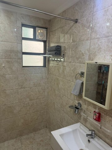Bathroom in 3 BHK Builder Floor at Saket – for Rent