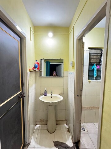Bathroom in 1 BHK Apartment at Tirupati Campus, Tingre Nagar – for Rent
