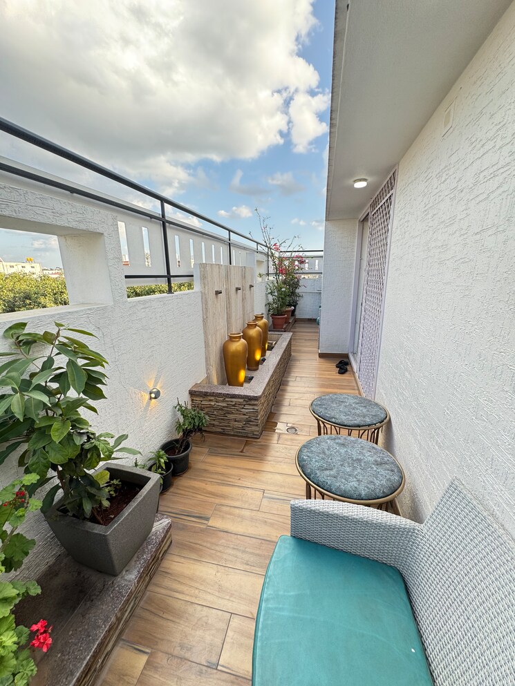 Balcony, elite-oyster 3 Bedroom 2400 Sq.Ft. Apartment In Hbr Layout Bangalore 9178198