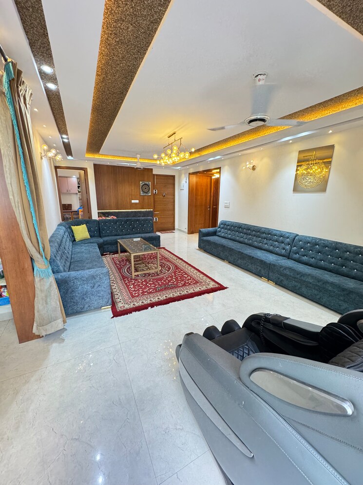 Living Room, elite-oyster 3 Bedroom 2400 Sq.Ft. Apartment In Hbr Layout Bangalore 9178198