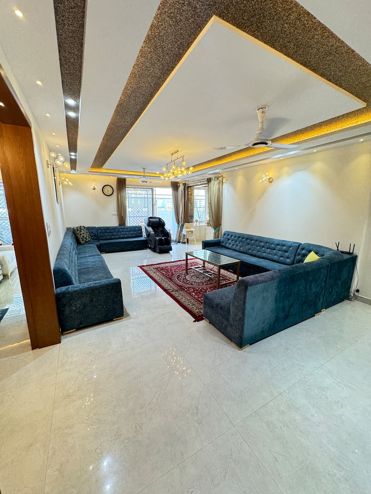 Living Room, elite-oyster 3 Bedroom 2400 Sq.Ft. Apartment In Hbr Layout Bangalore 9178198