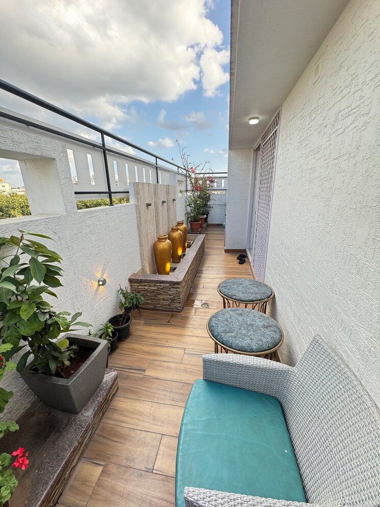 Balcony, elite-oyster 3 Bedroom 2400 Sq.Ft. Apartment In Hbr Layout Bangalore 9178198