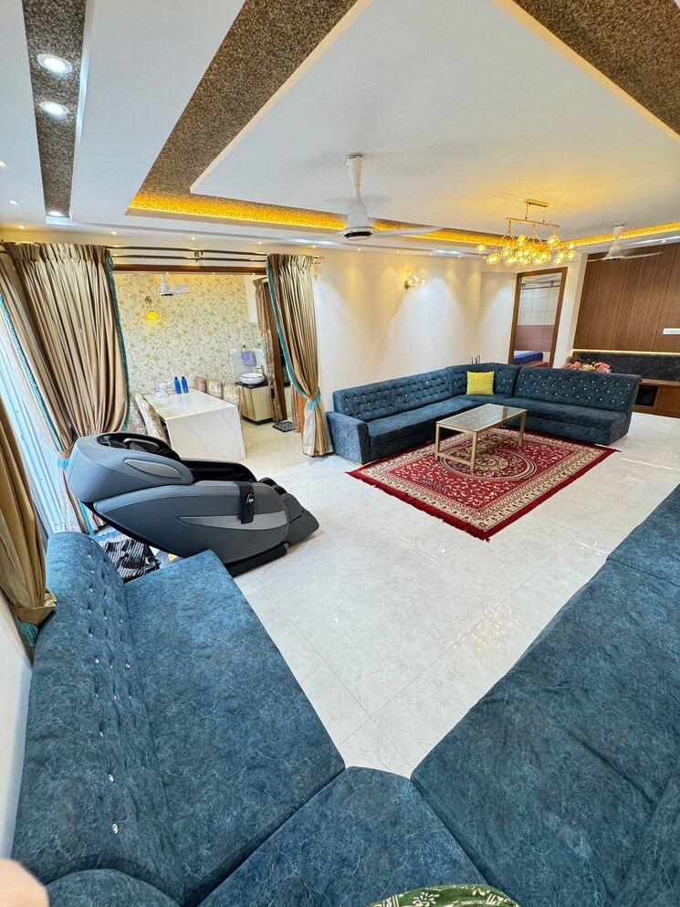 Living Room, elite-oyster 3 Bedroom 2400 Sq.Ft. Apartment In Hbr Layout Bangalore 9178198