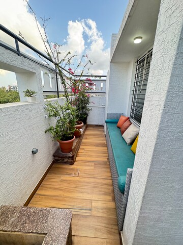 Balcony in 3 BHK Apartment at Elite Oyster, Hbr Layout – for Sale