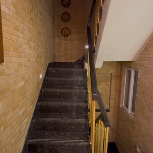 Staircase in 3 BHK Builder Floor at New Rajinder Nagar – for Sale