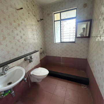 Bathroom in 3 BHK Apartment at Ganga Satellite, Netaji Nagar – for Sale