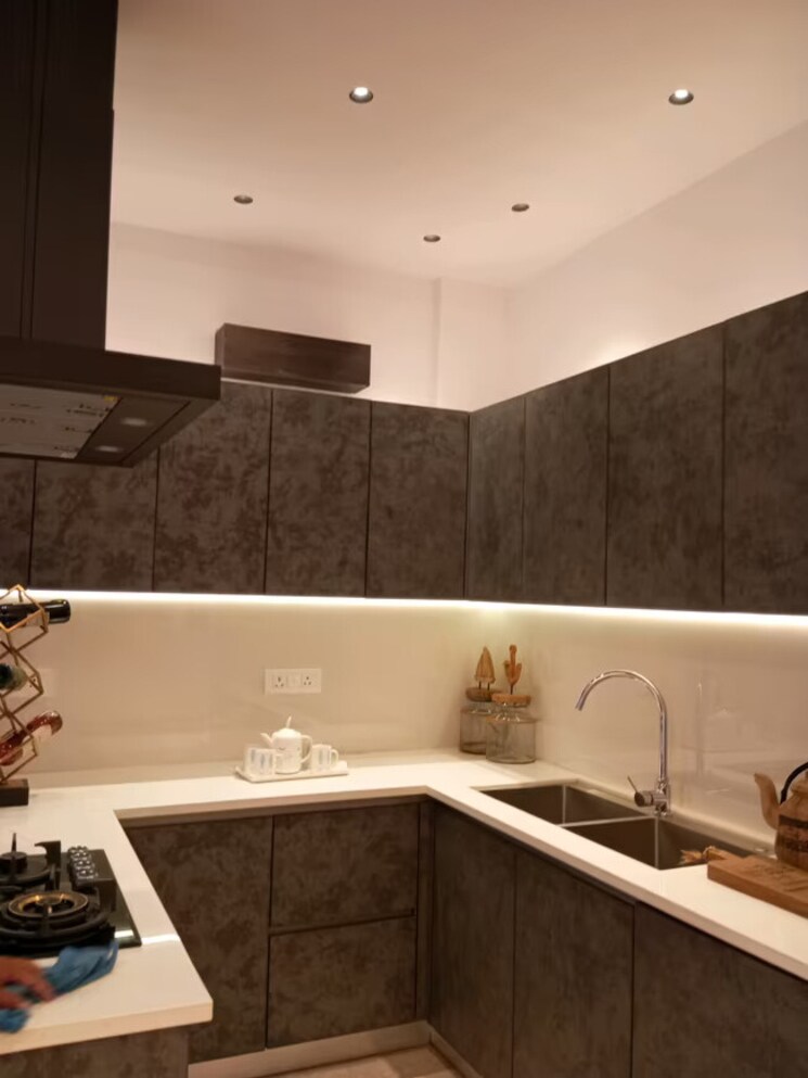 Kitchen, emaar-the-palm-drive-the-sky-terraces 3 Bedroom 3300 Sq.Ft. Apartment In Sector 66 Gurgaon 9178391