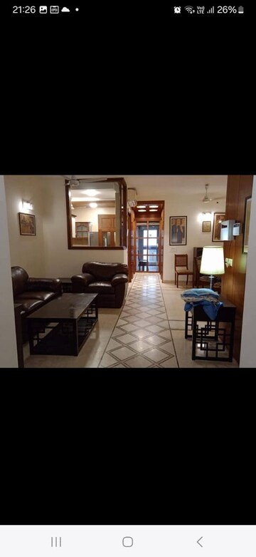 Living Room in 3 BHK Builder Floor at South Extension ii – for Rent