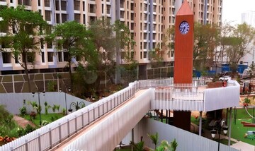 Balcony in 2 BHK Apartment at Raymond Ten X Habitat, Pokhran Road No Two – for Rent