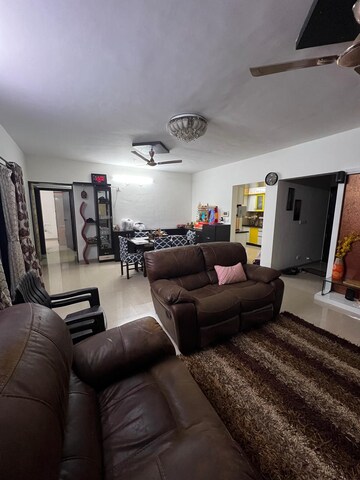 Living Room in 3 BHK Apartment at Pride Platinum, Baner – for Rent