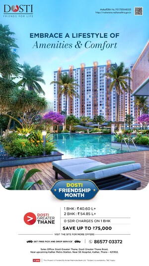 2 BHK Apartment – Exterior View View at Dosti Greater Thane, Kalher - for Sale