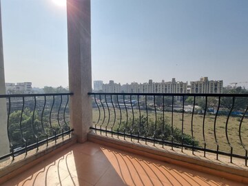 Balcony in 3 BHK Apartment at Goel Ganga Carnation, Koregaon Park – for Rent
