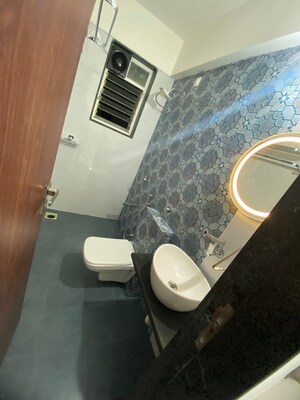 Bathroom in 1 BHK Apartment at Sonigara Omega Paradise, Wakad – for Sale