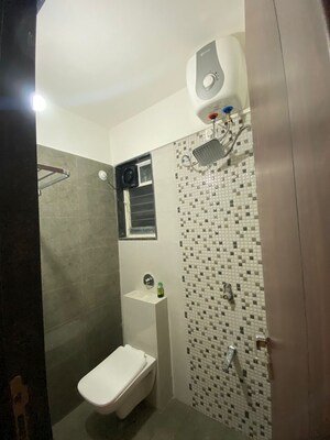 Bathroom in 1 BHK Apartment at Sonigara Omega Paradise, Wakad – for Sale