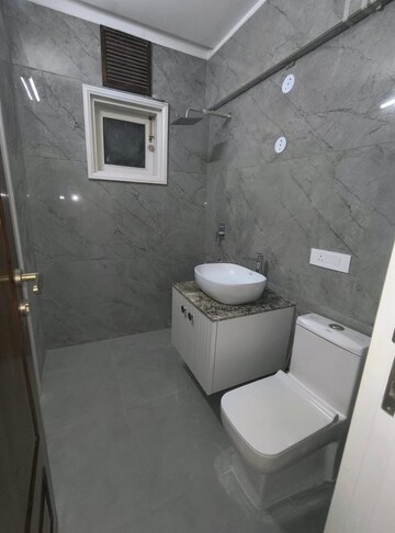 Bathroom in 3 BHK Builder Floor at Hauz Khas – for Rent