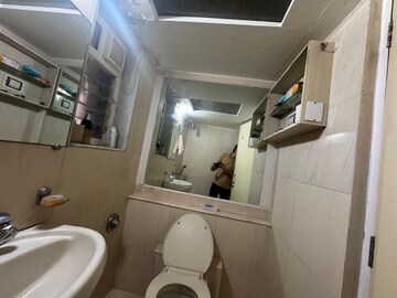 Bathroom in 3 BHK Apartment at V V A Vision Avarsekar Heights, Worli – for Rent