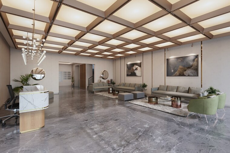 Living Room, dumas 4 Bedroom 3500 Sq.Ft. Apartment In Dumas Surat 9179326