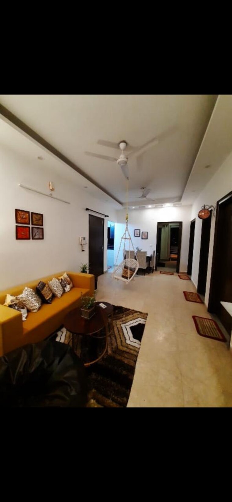 Living Room, aez-aloha 2 Bedroom 204 Sq.Yd. Builder Floor In Sector 57 Gurgaon 9179417