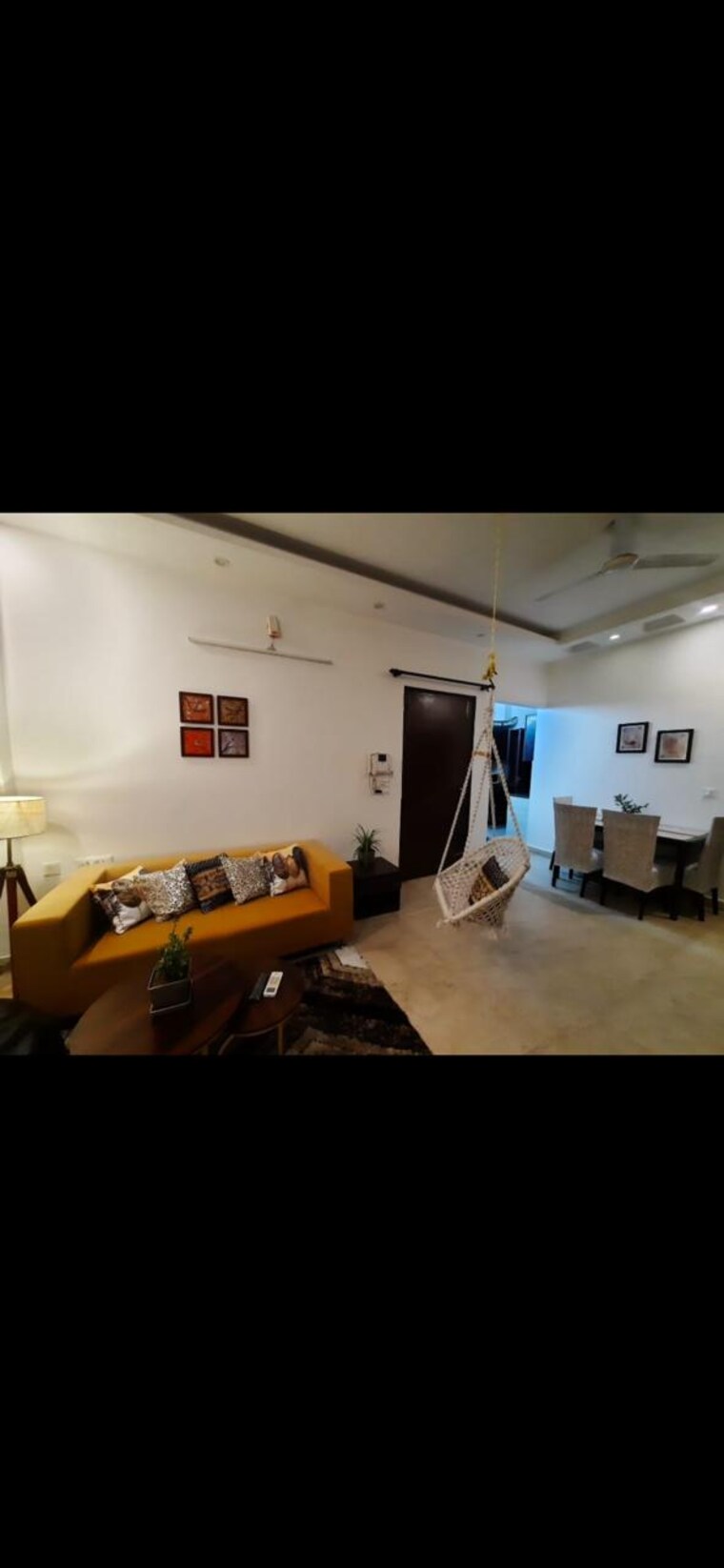 Living Room, aez-aloha 2 Bedroom 204 Sq.Yd. Builder Floor In Sector 57 Gurgaon 9179417