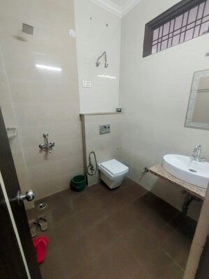 Attached Bathroom in 3 BHK Builder Floor at Sushant Lok 2, Sector 57 – for Sale