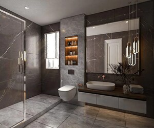 Living Room in 4 BHK Builder Floor at Woodview Residences, Sector 89 – for Sale