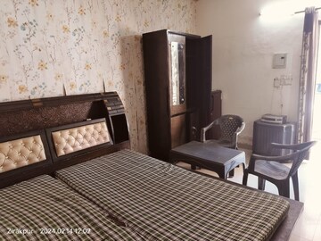 Bedroom in Studio Apartment at Jaipurias Sunrise Greens Zirakpur, Vip Road – for Rent