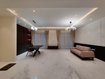 Living Room in 3 BHK Apartment at Bhartiya Leela Residences, Thanisandra Main Road – for Rent