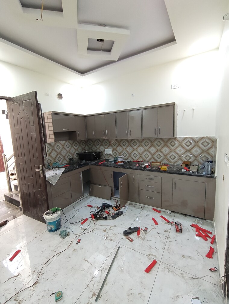 Kitchen, jankipuram extension 3 Bedroom 1050 Sq.Ft. Independent House In Jankipuram Extension Lucknow 9179684