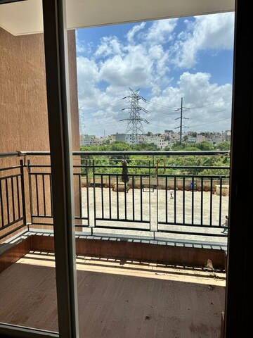 Balcony in 3 BHK Apartment at Pashmina Waterfront, Old Madras Road – for Rent