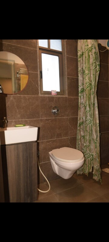 Bathroom in 3 BHK Apartment at Swati Chrysantha, Shela – for Sale