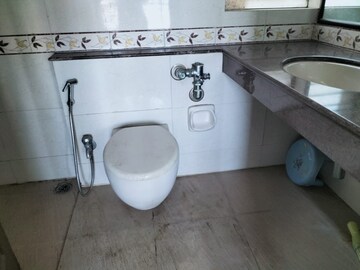 Bathroom in 1 BHK Apartment at K Raheja Heights, Malad East – for Rent