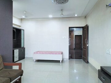 Living Room in 1 BHK Apartment at K Raheja Heights, Malad East – for Rent