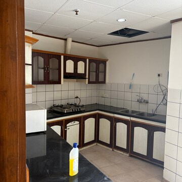 Kitchen in 3 BHK Apartment at Unitech Uniworld Gardens, Islampur – for Rent