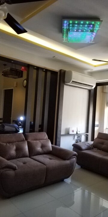 Living Room in 3 BHK Apartment at Siddhi Aarohi Elysium, South Bopal – for Sale