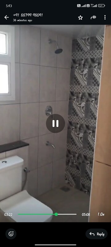 Bathroom in 2 BHK Apartment at Prestige Finsbury Park Hyde, Bagaluru – for Sale