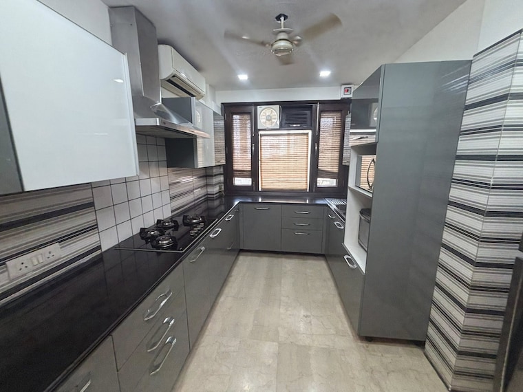 Kitchen, anand niketan 4 Bedroom 3100 Sq.Ft. Builder Floor In Anand Niketan Delhi 9179867