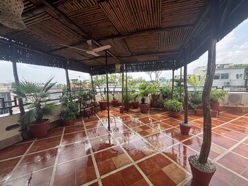 Balcony in 4 BHK Builder Floor at Anand Niketan – for Rent