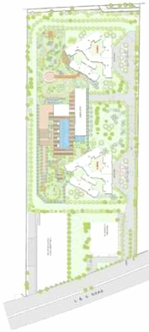 Master Plan in 4 BHK Apartment at Oberoi Enigma, Mulund West – for Sale