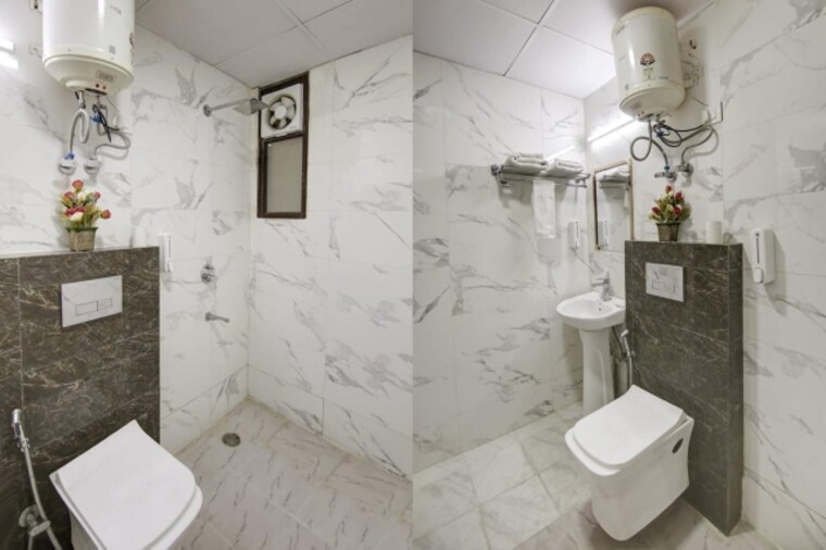 Bathroom, south city 1 4 Bedroom 3200 Sq.Ft. Builder Floor In South City 1 Gurgaon 9179918